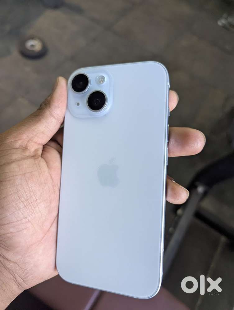 Iphone 15 128 blue colour under warranty