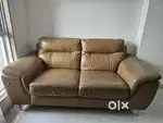 Leather Sofa set ( two )