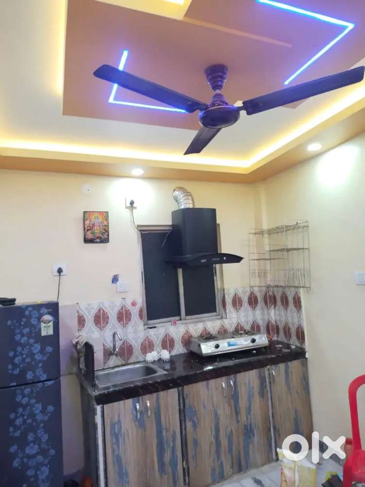 1 bhk furnished flat for rent on e. M bye pass vip