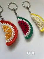Handmade crochet keychain
