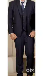 RAYMOND’s Navy blue 3 Pcs Tuxedo suit