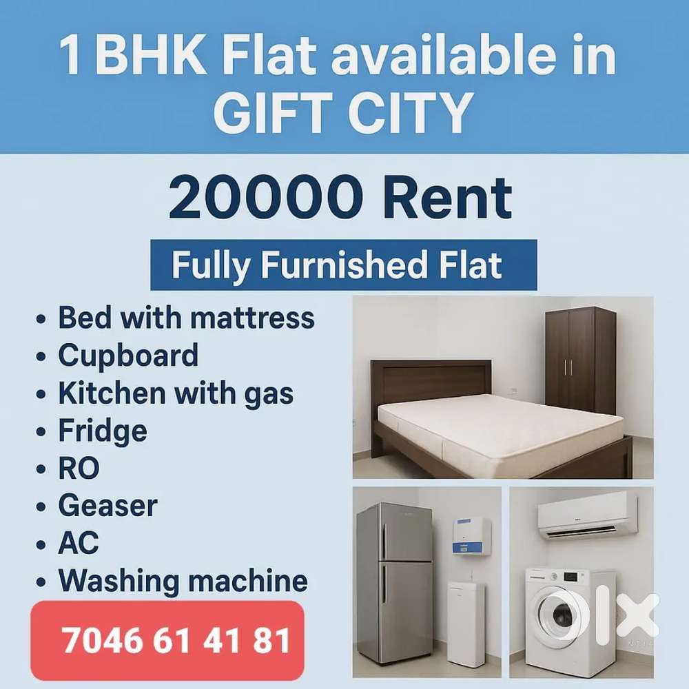 Flat Rent in GIFT CITY