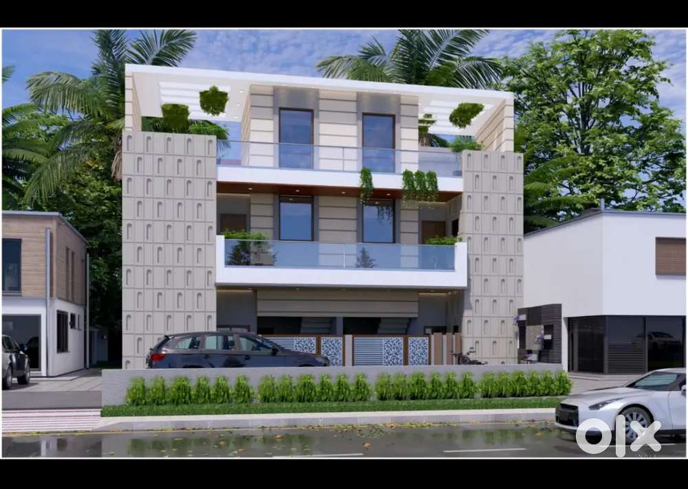 (MANGAL PANDEY NAGAR) 180 GAZ PAIR LUXURY KOTHI 2.60 CRORE EACH