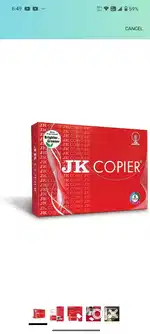 J K A4 paper 75gsm