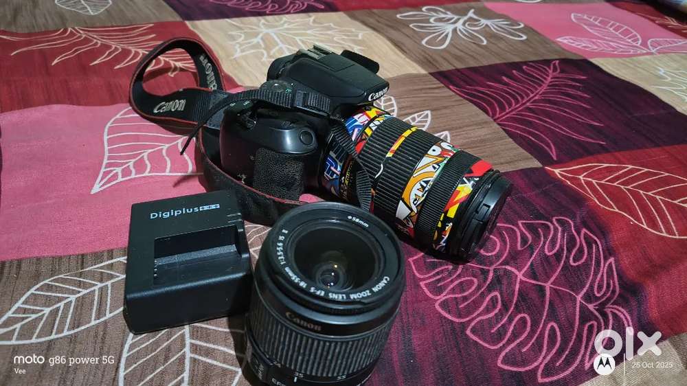 Canon 1500d with 2 lens