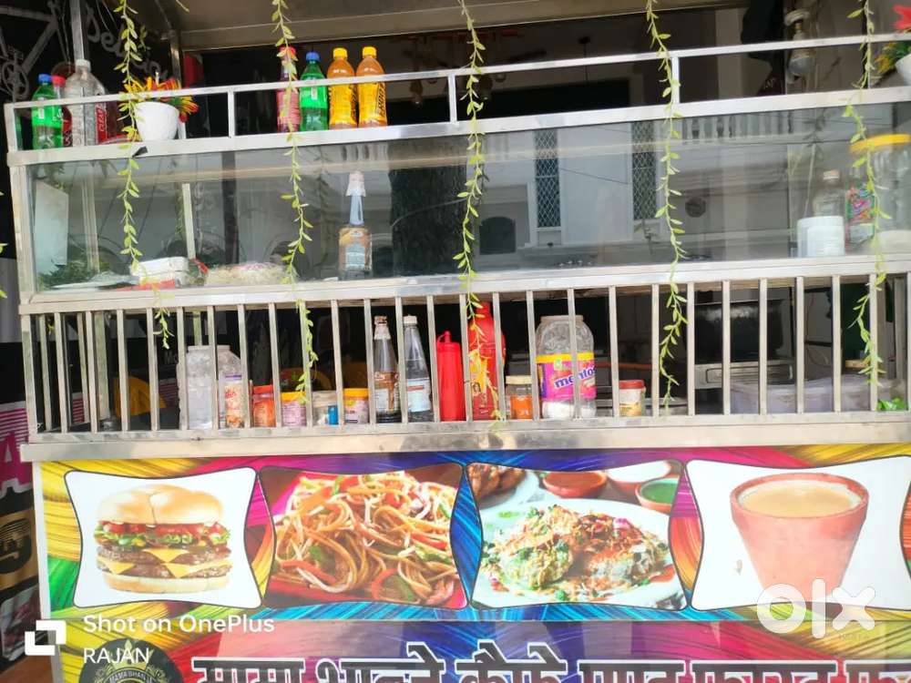 Comerical fast food cart sell