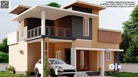 Modernly Designed - 1500 SQFT-3BHK House for Sale  in Palakkad