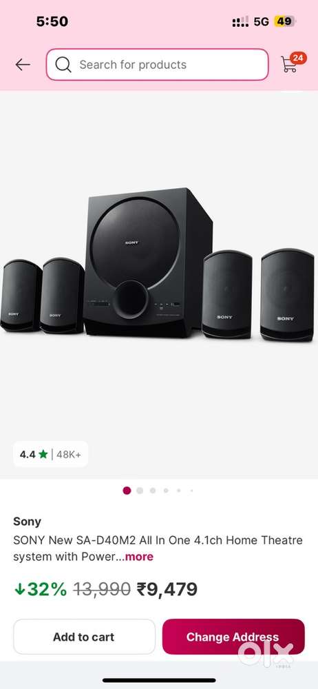 Sony D40 Home theatre