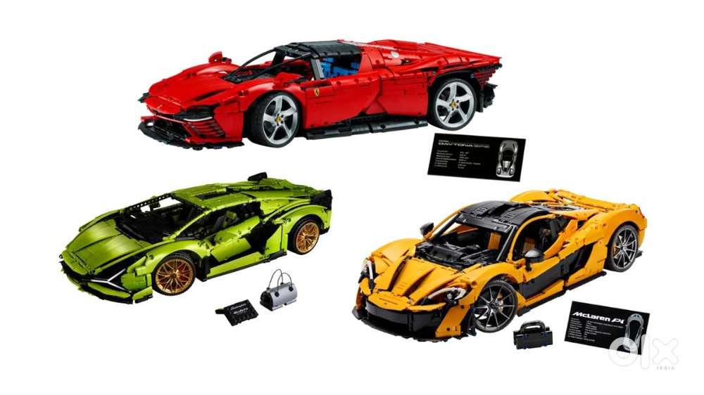 Premium 1:1 LEGO Car & Bike Model Sets - Limited Monthly Drops