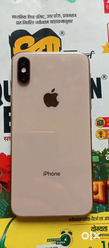 I phone xs new condition battery 100% 4 64 only face id off gx folder