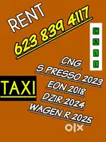 Uber cng taxi for rent