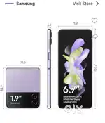 Samsung z flip 4 ,8 256gb