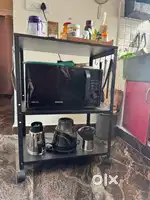 Samsung Microwave + 3 level stand with wheels