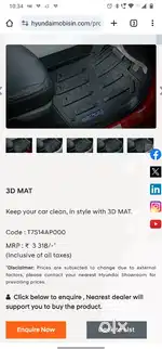 Hyundai i20 3D Mat