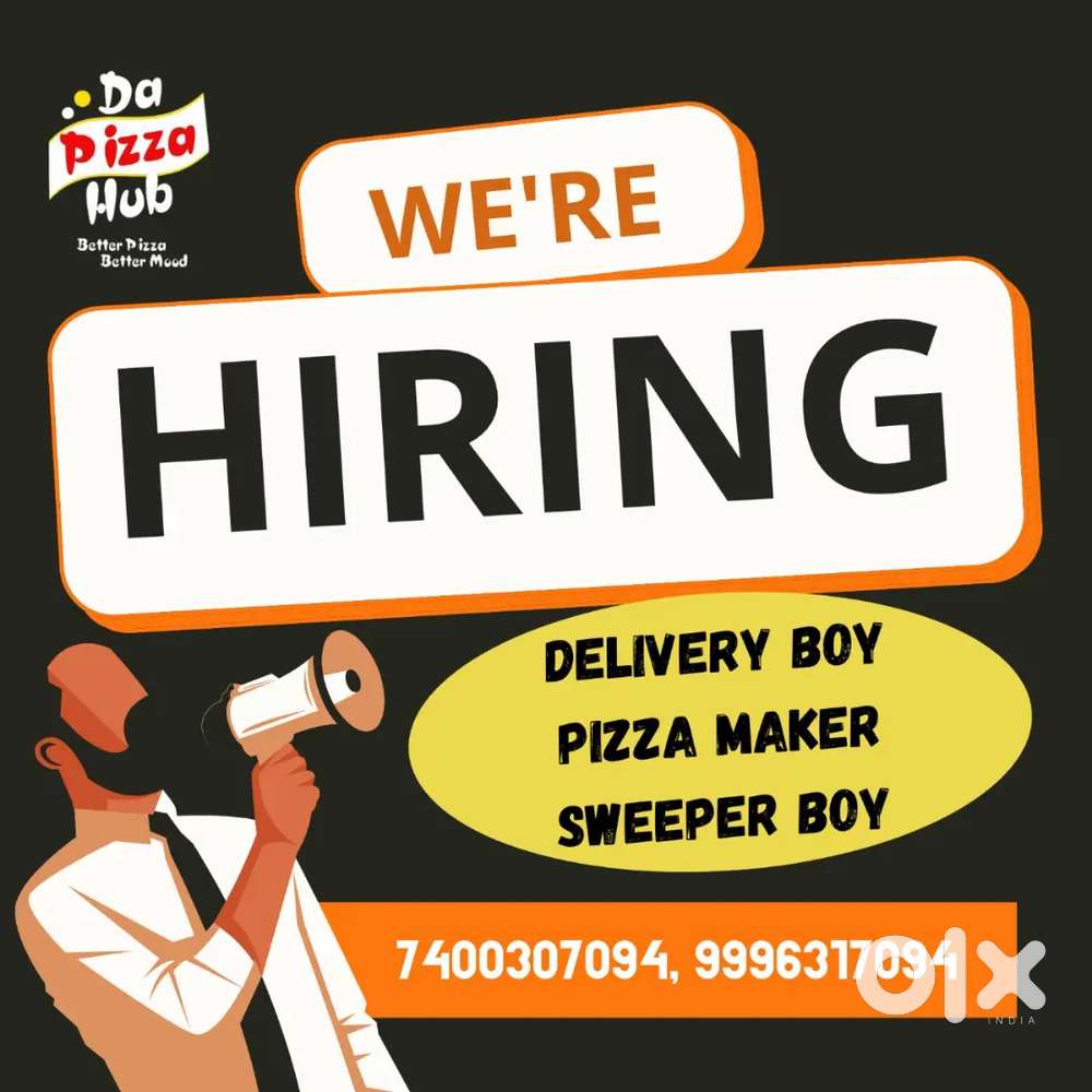 Kitchen captain, Delivery Driver, Kitchen Helper