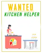 Part time Female Kitchen helper