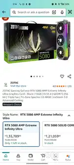 Brand new Zotac Geforce Rtx 5080 Graphic card in wholesale price