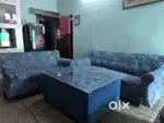 5 seeter sofa with center table...new condition hai ji