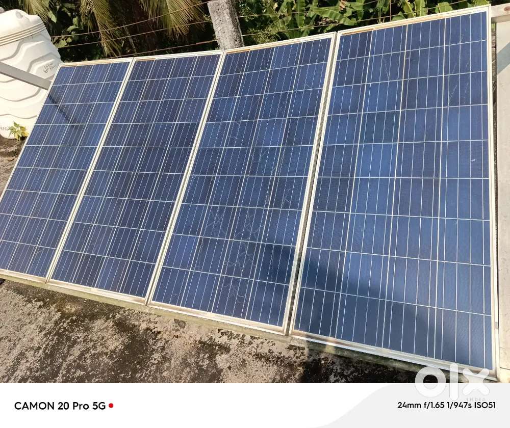 Sukam 150 watt 4 nos solar panel