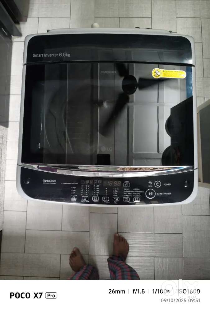 LG 6.5 SMART INVERTER FULLY AUTOMATIC WASHING MACHINE