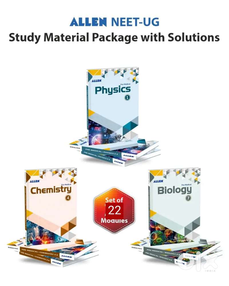 Allen Complete Neet Module(2026) + RACE Modules +some other books