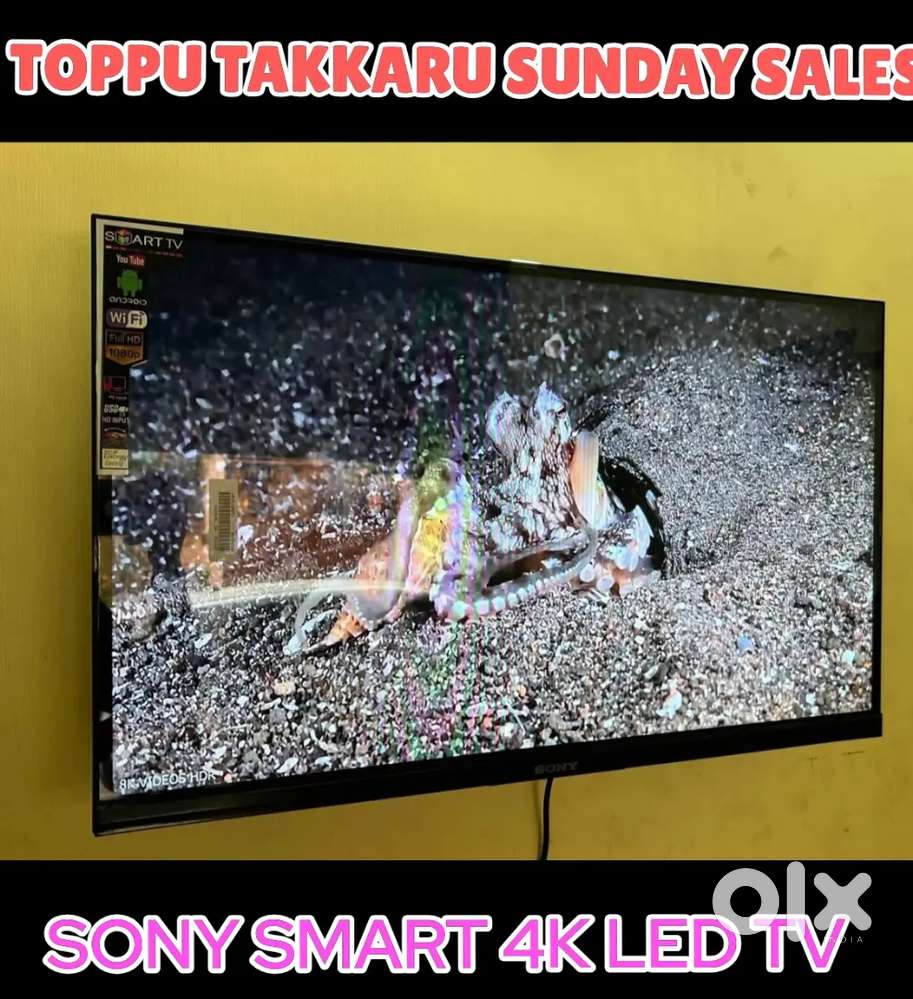 FACTORY CLEARANCE sales SONY SMART ANDROID 4k LED TV LOWEST COST