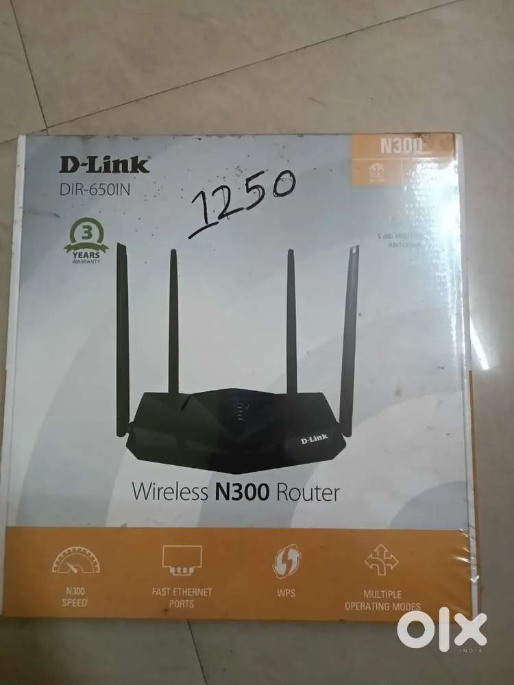 D Link wireless Router N300 New piece
