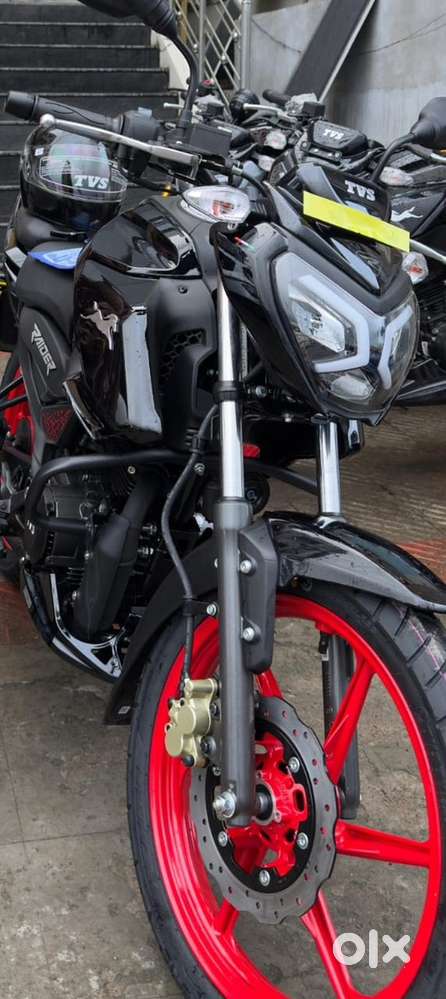 TVS Raider 125, Special edition, Black Colour, Bluetooth connectivity