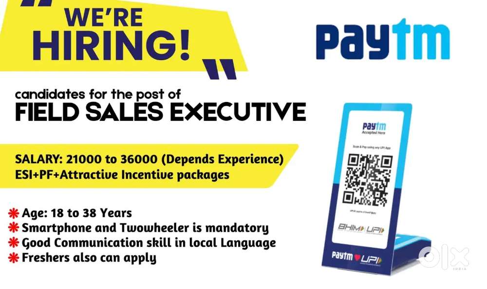 Required field sale executive kozhikode