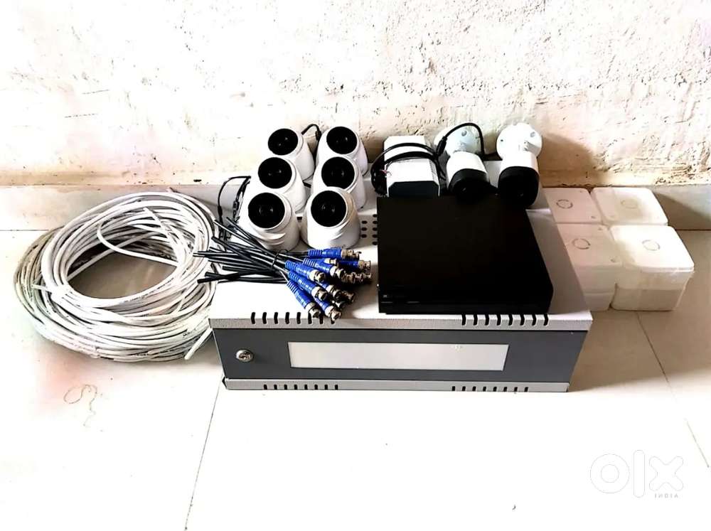 Cctv camera 8channel set up