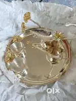 Silver pooja thali