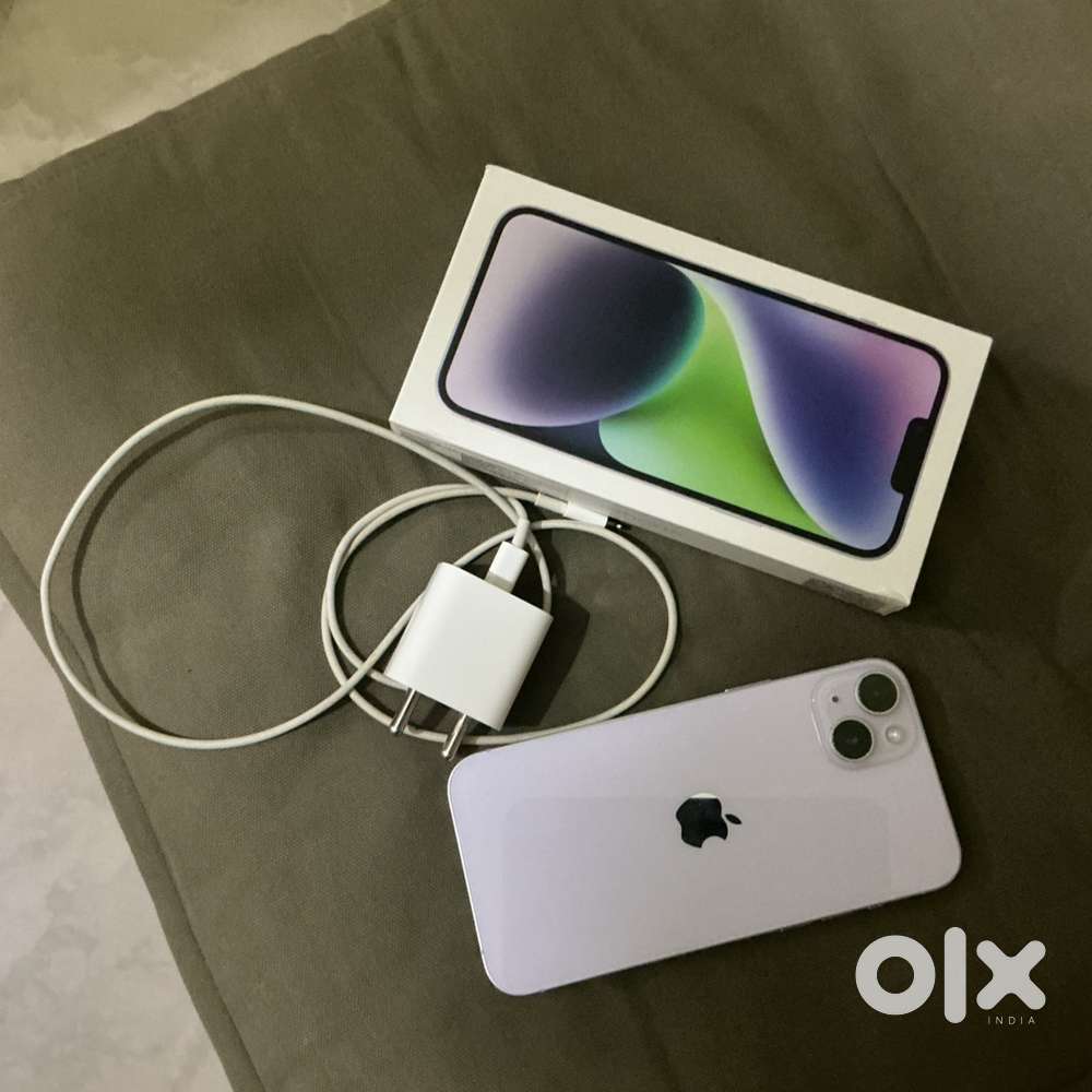 “iPhone 14 Plus 256GB Purple  Excellent Condition  85% Battery”