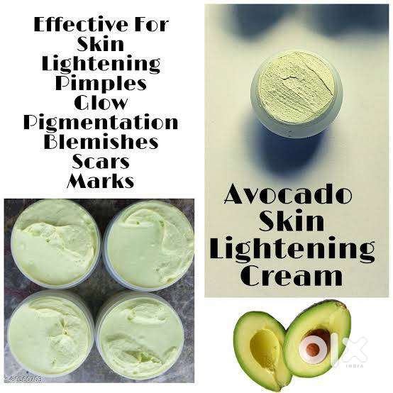 skin whitening cream  avocado cream