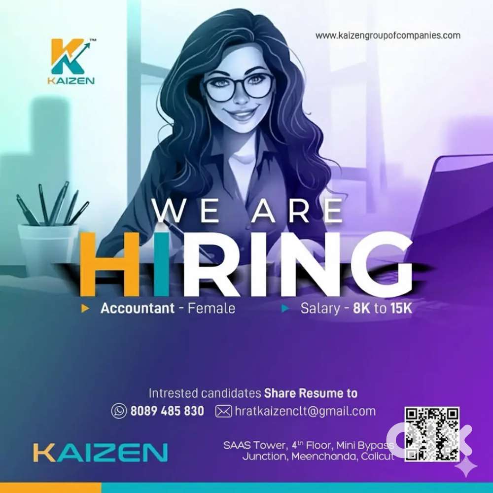 Hiring: Female Accountant (Immediate Requirement)