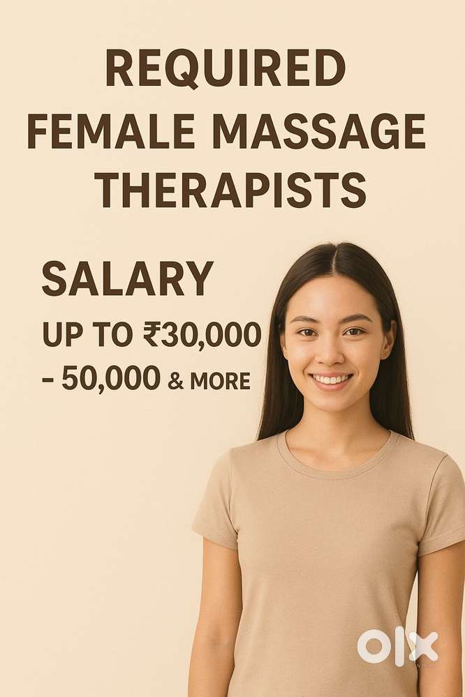 Hiring for female massage therapist