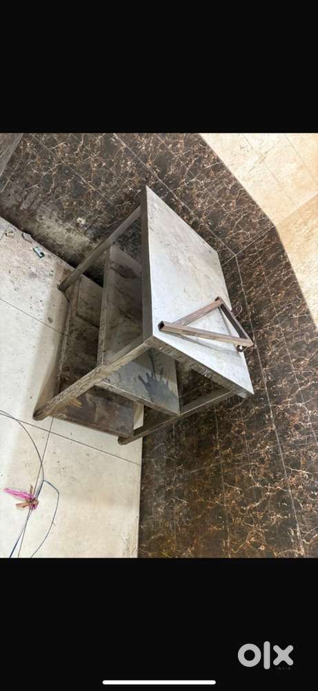 4 burner furnace , steel table , chimney