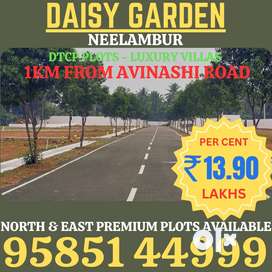 Dtcp approved Plots for sale in Neelambur