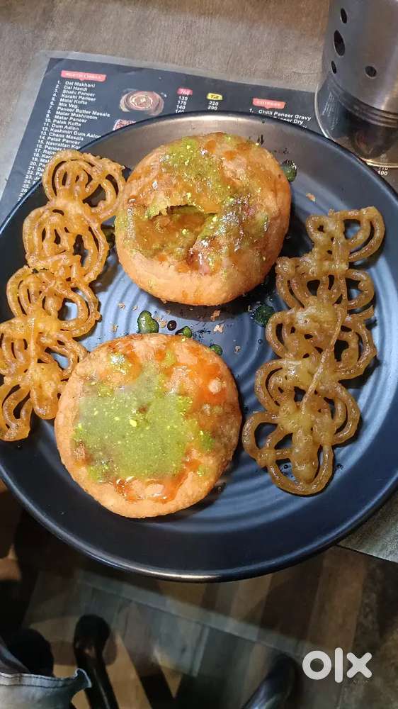 Waiter at restaurant, khana + rehna + salary