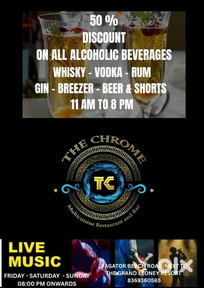 Required Chef and Helper for restaurant in Vagator