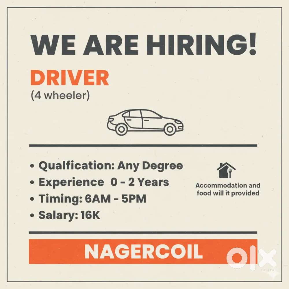 Driver 4 wheeler - Nagercoil
