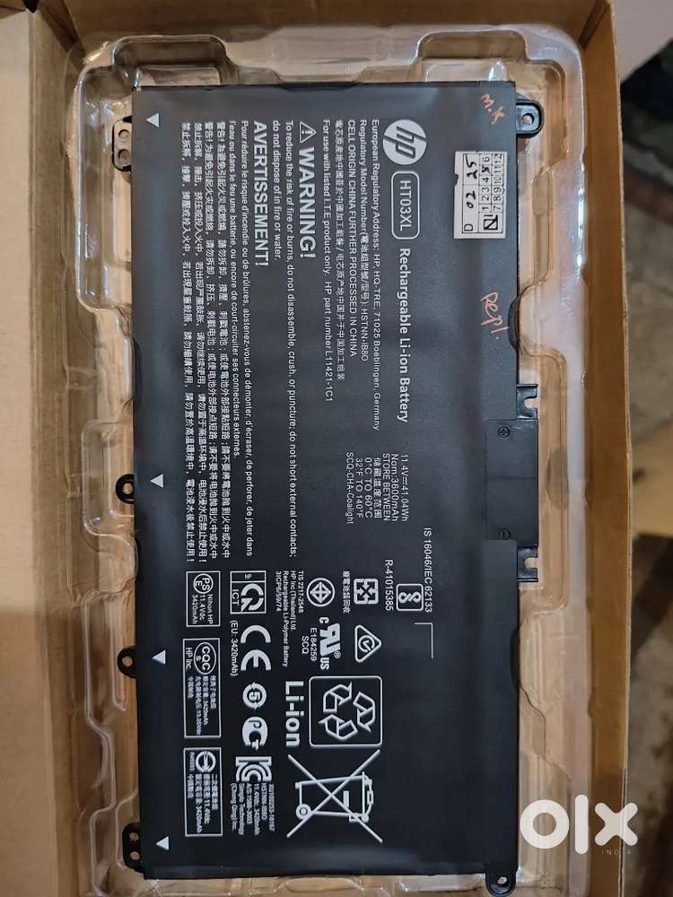 HP Laptop Battery HT03XL (11.4V / 40Wh) – Original Open Box, Not Used