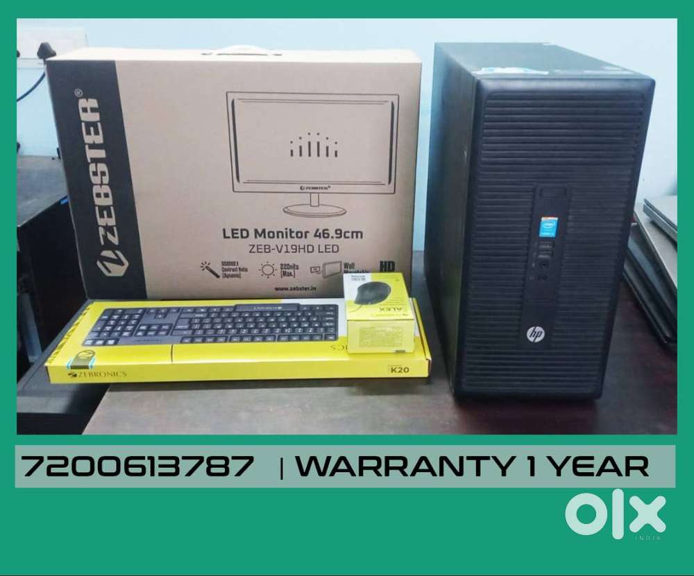 HP COMPUTER  CPU i3 4th gen  graphics 2gb  8gb ram  desktop pc