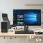HP Desktop PC (i3 6th Gen, 8GB RAM, 256GB SSD) with 24 Dell Monitor