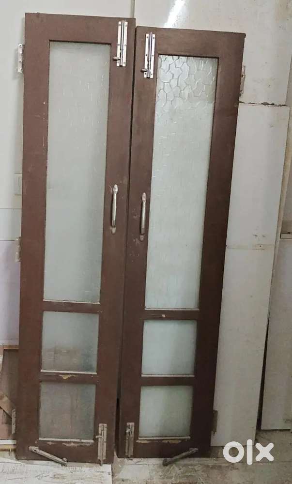 French window and door with frames & shutters