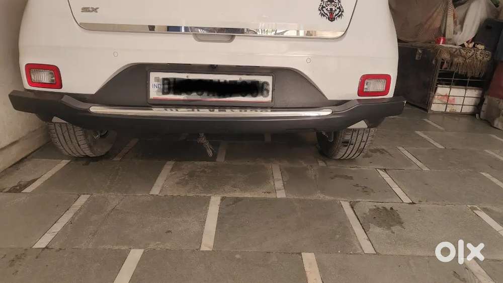 Universal Car Bull Guard Back Side for any Car Black Chrome