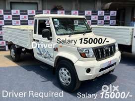 Driver Required for Mahindra Bolero Pick UP