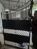 Main gate of angle iron