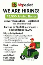 TATA BIGBASKET DELIVERY EXECUTIVE