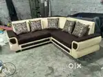 Brand New Corner sofa with pillow Available Baja Avil