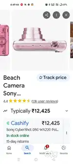 Sony cycbershot camera just new